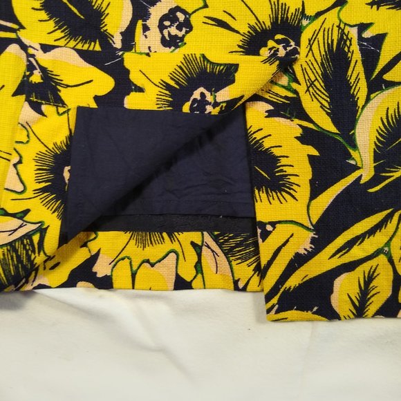 EUC J.Crew #2 Pencil skirt,100% cotton, fully lined, size 6 - Picture 4 of 9